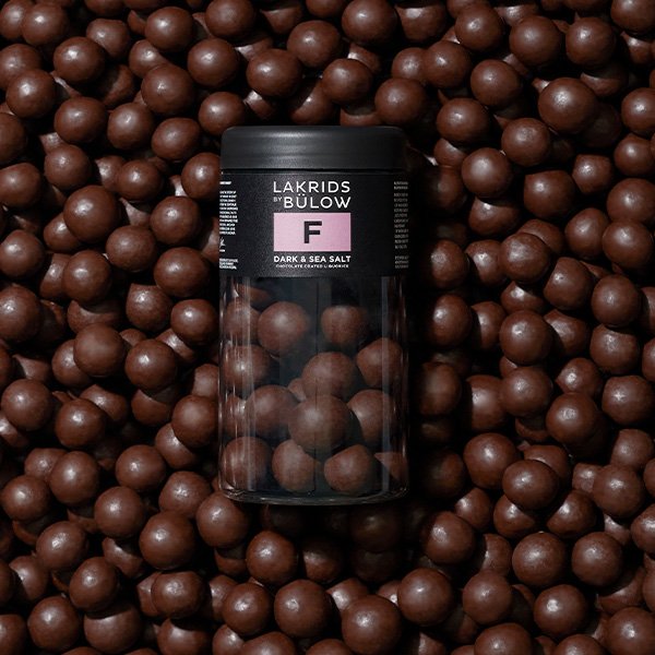 F - DARK & SEA SALT / Almindelig 295g