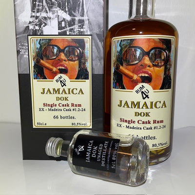 Rum4u Jamaica DOK 2024, 80,5%, 500ml + 50ml