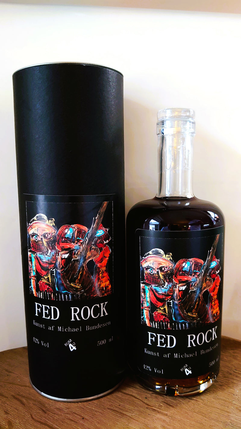 Rum4u "Fed Rock" kunst af Michael Bundesen, 42,0%, 500ml