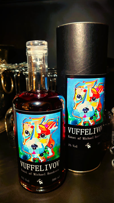 Rum4u "Vuffelivov" kunst af Michael Bundesen, 41,0%, 500ml