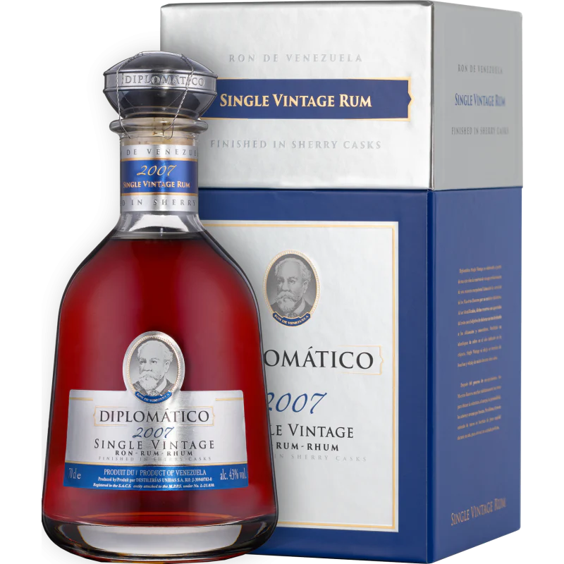 Diplomatico Single Vintage 2007 & 2008 Bundle -  begge er på  43,0%, begge 700ml