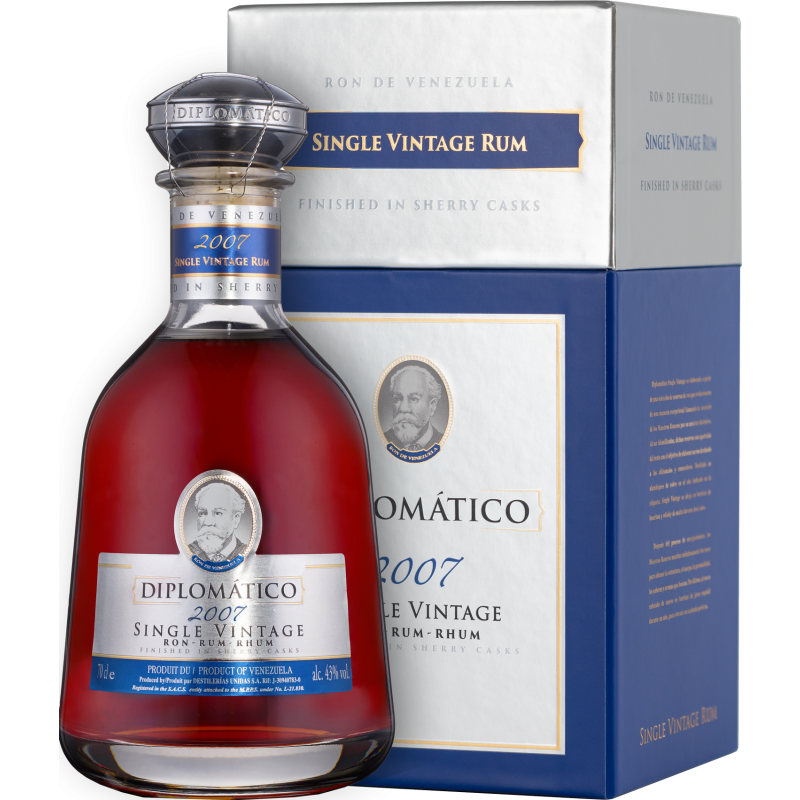 Diplomatico Single Vintage 2007, 43,0%, 700ml