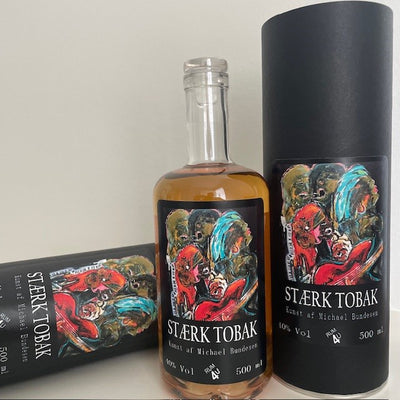 Rum4u "STÆRK TOBAK" kunst af Michael Bundesen, 40,0%, 500ml