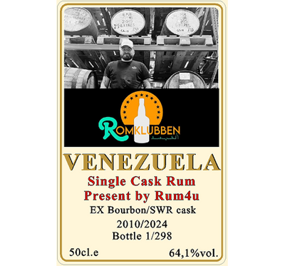 ROMKLUBBEN #2 - VENEZUELA 14Y - 64,1%, 500ml.