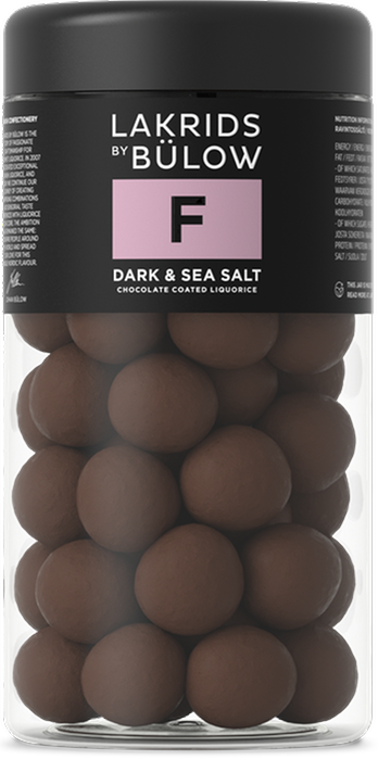 F - DARK & SEA SALT / Almindelig 295g