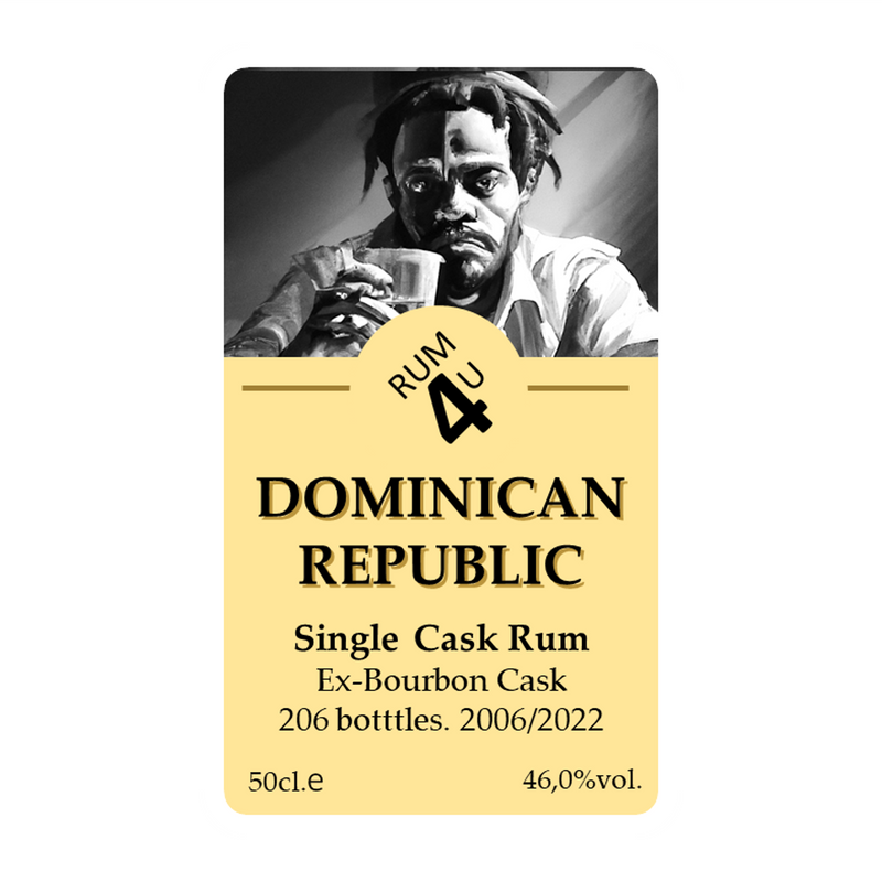 Rum4u Dominican Republic 2006/2022, 46%, 500ml