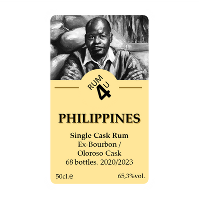 Rum4u Philippines 2020/2023, 65,3%, 500ml